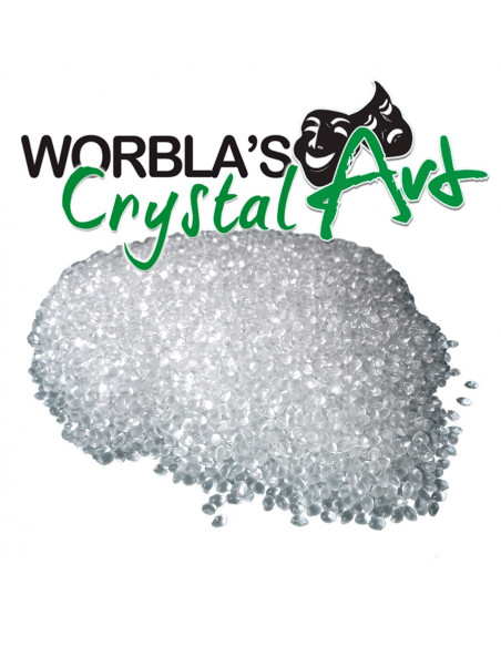 Worbla's Crystal Art. Transparent Thermoplastic in Microspheres