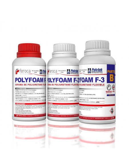 Espuma de poliuretano flexível PolyFoam F-3-