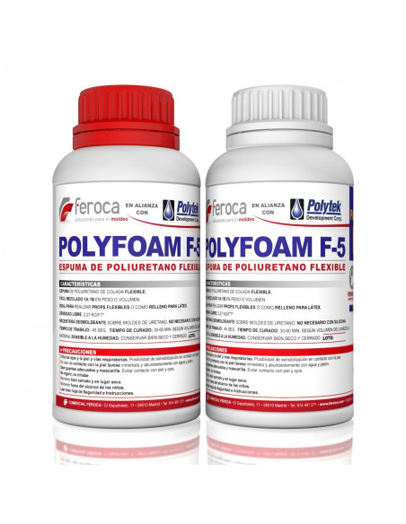 Espuma de poliuretano flexível PolyFoam F-5 -