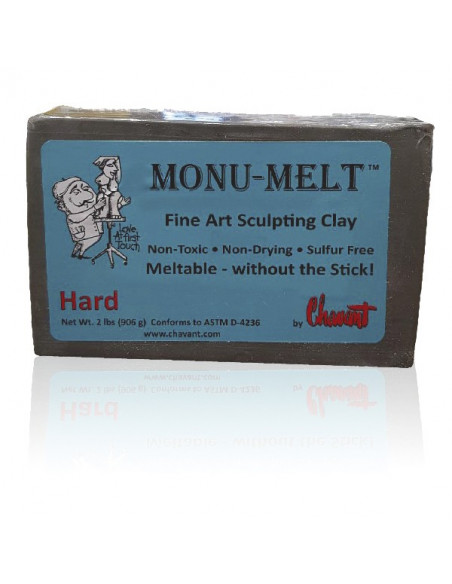 Monu-Melt Chavant Hard (High Hardness) -Professional Clay for Melting-
