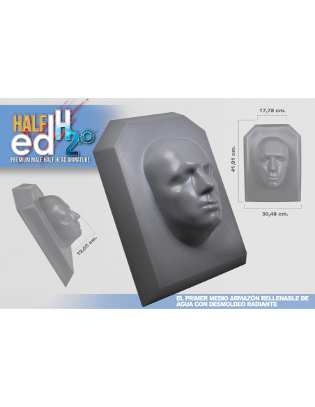 Armazón Media Máscara Rellenable de Agua ED HEAD H2.0