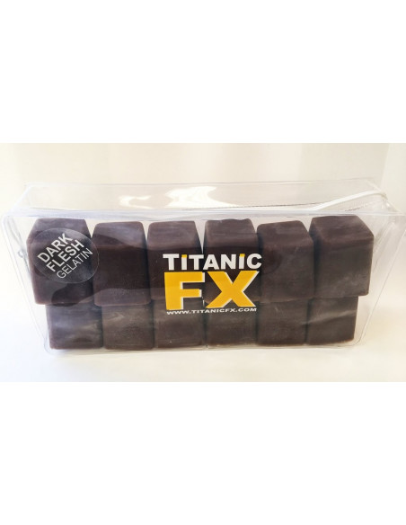 Titanic Fx Prosthetic Gelatin -Dark Colored Flesh-