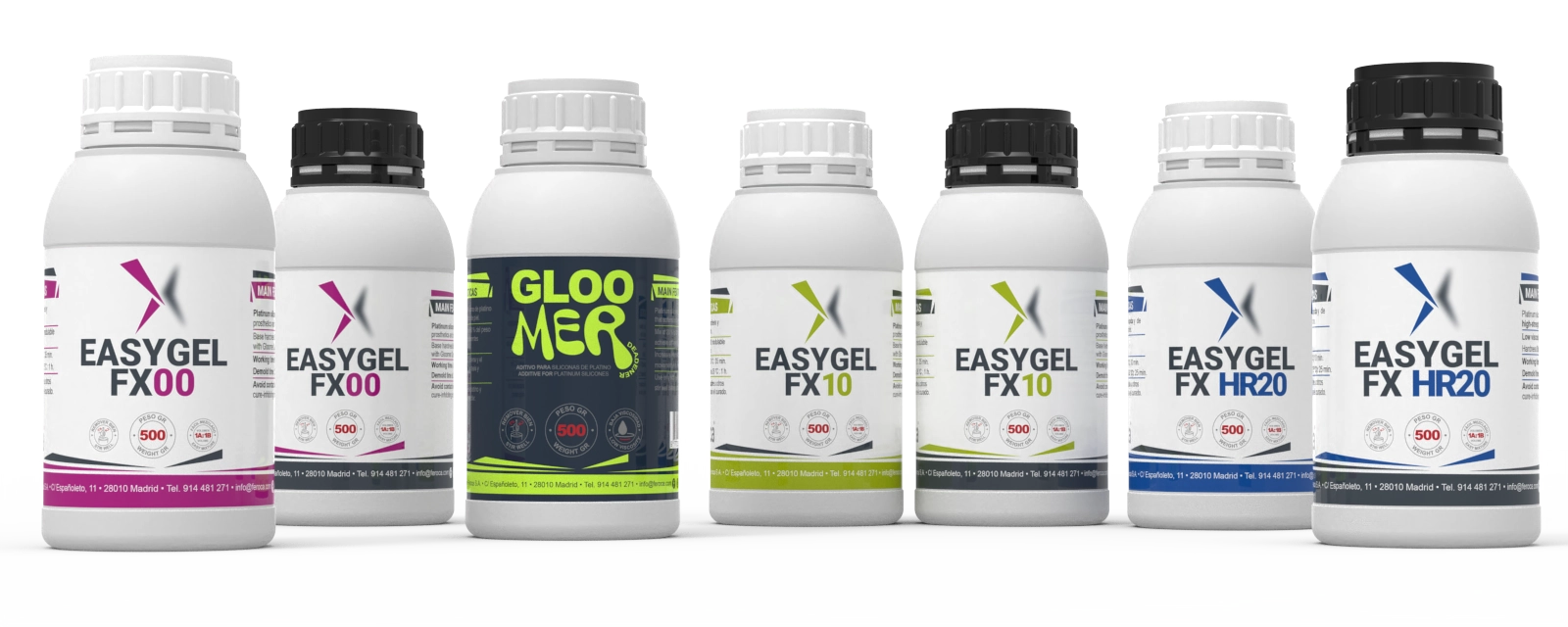 EasyGel FX – línea de siliconas para FX