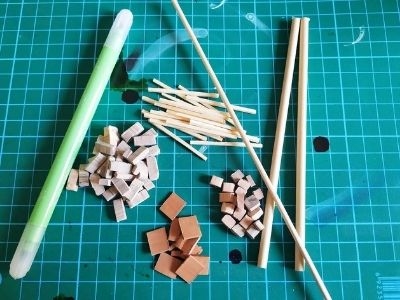 materiales para hacer peanas